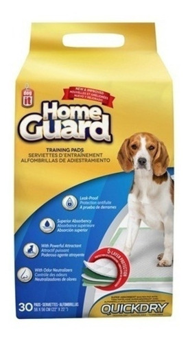 Pads Sanitarios De Entrenamiento Home Guard Perros 30 Unida