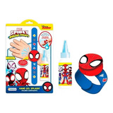 Pulsera Sanitizante Alcohol Gel Spiderman Spidey Tapimovil