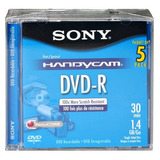 Sony 8 Cm Dvd-r Con Hangtab Paquete De 5