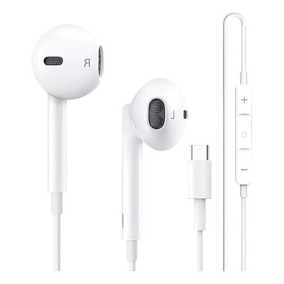 Auricular Con Cable Tipo C Compatible Iphone  15 16 17 | Envío gratis