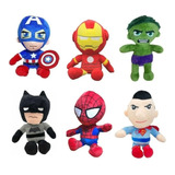 Peluches Avengers Hulk Ironman Spiderman Thor Modelos 22cm 