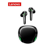 Fone De Ouvido Gamer In Ear Bluetooth Lenovo Pods Xt92 Cor Preto Luz Verde
