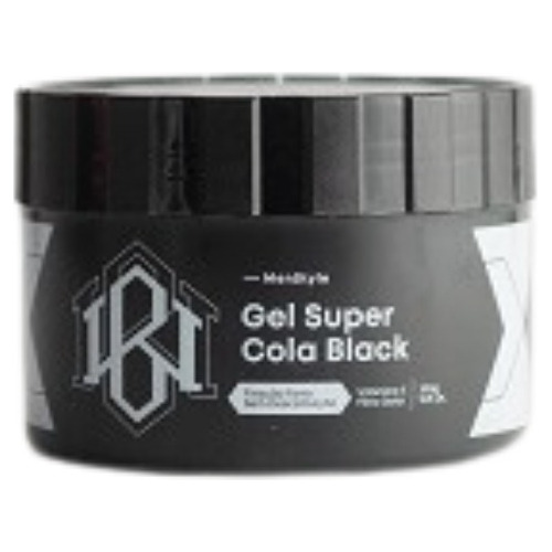 Gel Super Cola Black 300g  Men Style Black White