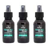 Kit 3 Produto Crescimento Barba Com Falha Cabelo Minoxi