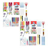 Set Útiles Escolares Primaria Secundaria X 2 Kit Completos 