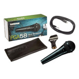 Shure Microfono Profesional Pga58 Qtr Original Envio Gratis