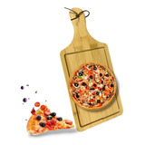 Tabla Madera Tablas Picoteo Plato De Madera Tabla Pizza 49cm