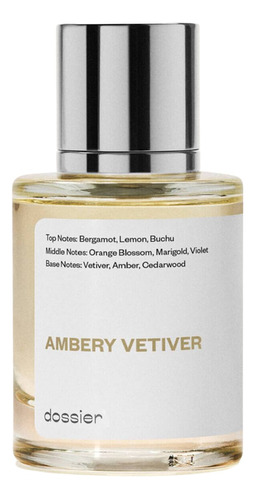 Perfume Dossier Ambery Vetiver Concentrado Original 50ml