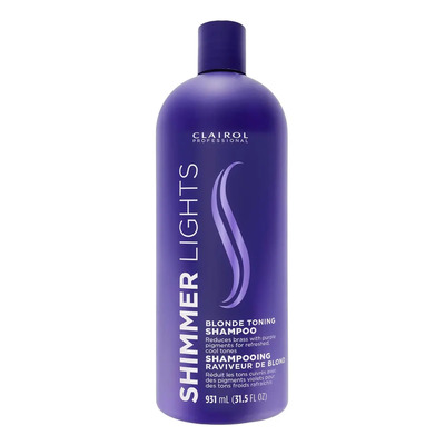 Shampoo Shimmer Matizador Azul Violeta Morado Platina 931ml | Envío gratis