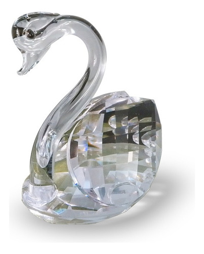 Cisne Cristal Artificial Vidro Ornamento Decoração Para Casa