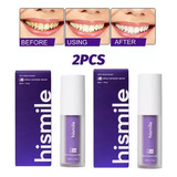 2 Unidades De Branqueador De Dentes Roxo, Creme