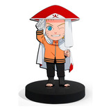 Totem Pequeno Boneco Naruto Hokage 7cm + Base