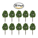 Winomo 20 Unids Modelo Arboles Paisaje En Miniatura Paisaje