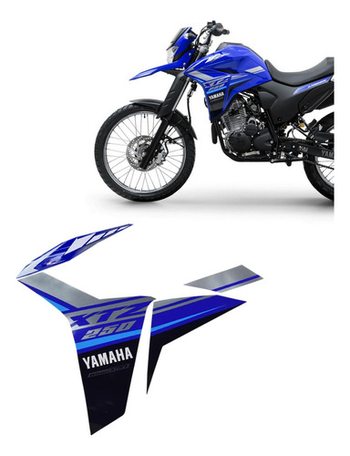 Adesivos Da Aba Tanque Esquerda Lander 2022 Original Yamaha