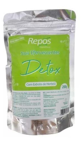 Sais Efervescentes Detox Repos 200g Spa Dos Pés