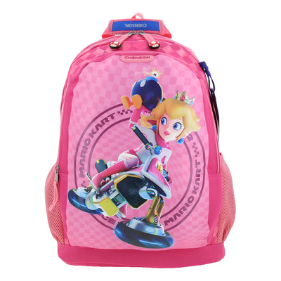 Mochila Escolar Chenson Mario Primaria Princesa Peach Moma Mb66251-f Rosa