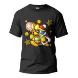 Polera Kirby Rey - Niños Niñas Mod Infantil Gamer Unisex