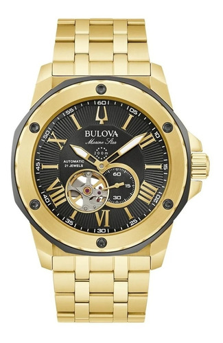 Reloj Bulova Marine Star Automático Original Para Caballero