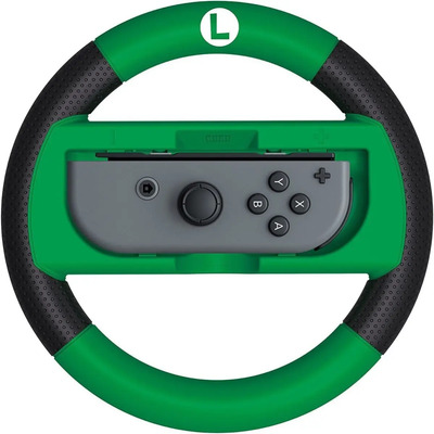 Volante Luigi Hori Nintendo Switch para Mario Kart 8 Deluxe Verde | Envío gratis