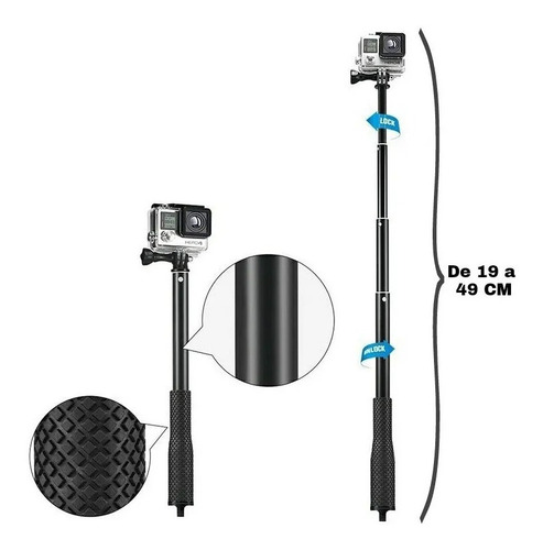 Baston Selfie Gopro, Gopole, Selfie Stick, Baston Sumergible