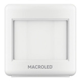 Sensor De Movimiento Smart Pared Blanco 8m 110° Macroled