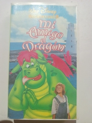 Película Vhs Disney Mi Amigo El Dragón Animada