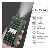 Baofeng Gm-15 Pro Gmrs Radio (actualización De Uv-5r), Noaa 