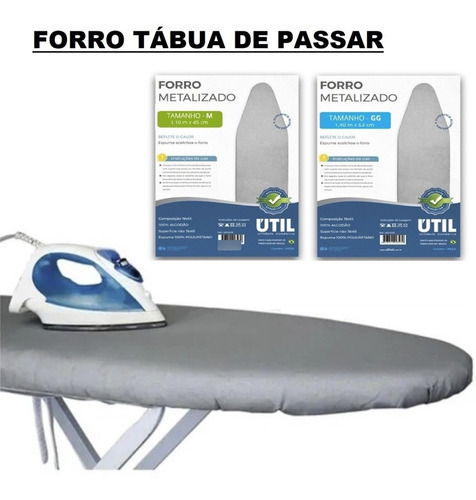 Capa Forro Térmico Para Tábua De Passar Roupa Com Espuma 9