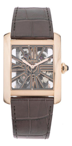 Reloj Hombre Cartier Tank Mc Esqueleto Referencia W5310040 /