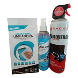 Kit Limpieza 3 Pz Microfibra Limpiador Pantalla Aire Comprim