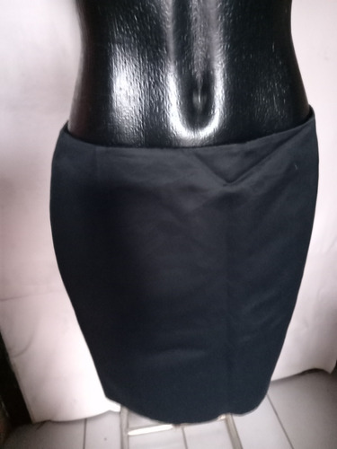 Falda Italiana Gcci 42 Negra D Mujer Autentica