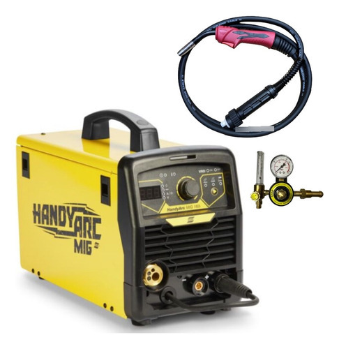 Soldadora Mig Mag Inverter Handyarc Mig 160i Color Amarillo Esab