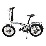 Bicicleta Plegable Volkswagen Cuadro Aluminio 7 Velocidades