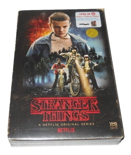 Stranger Things Temporada 1 Blu Ray Dvd Set Vhs De Coleccion