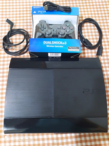 Playstation 3 Super Slim Cech 4014b  160gb Bivolt, Completo, Revisado 100% Hen Com Jogos Instalados.