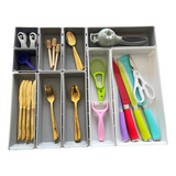 Organizador De Cubiertos Y Utensilios De Cajón Para Cocina 