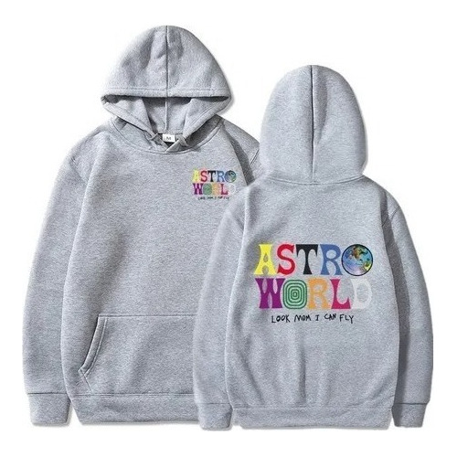 Moletom Canguru Astroworld Travis Scott Blusa De Frio