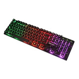 Teclado Gamer Retro Iluminado