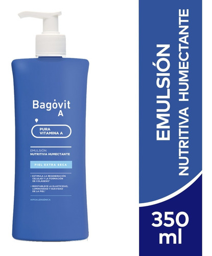 Bagovit A Emulsion Nutritiva Piel Extra Seca X 350 Grs