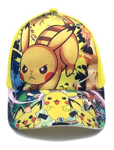 Jockey Pokemon Gorro Niños Pikachu