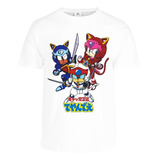 Playera Samurai Pizza Cats Speedy Polly Guido $220