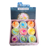 Bombas De Baño Set 100g Bolas De Baño Sal Mar Cuerpo Limpiad