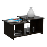 Mesa De Centro Wema Wengue Color Negro