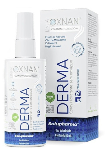 Spray Hidratante Oxnan Derma 80ml - Botupharma