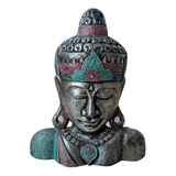 Buda Talla Relieve Indonesia Artesanía 50cm  