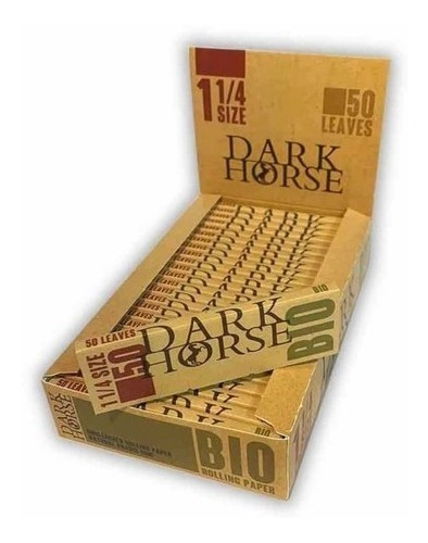 Papelillo Orgánico Dark Horse 1 1/4 X 25 Libritos ( Ocb )