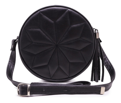 Bolsa Feminina Disco Transversal Moderna Moda Atual Presente