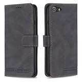 Funda Cartera Para iPhone 7 Plus 8 Plus Negro Leather-02