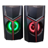 Parlante Altavoz Gamer Rbg Pc Computador Portatil Usb 3.5mm