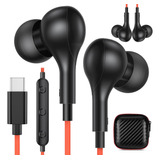 Acaget Usb C Auriculares, Dac Bass Hifi Setero Auriculares C